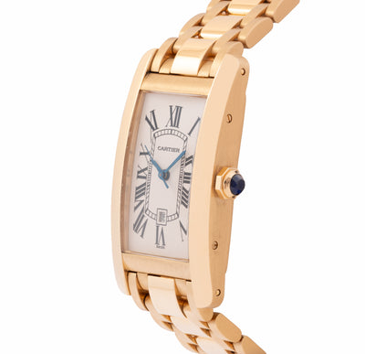 CARTIER TANK AMÉRICAINE MODEL W26035K2