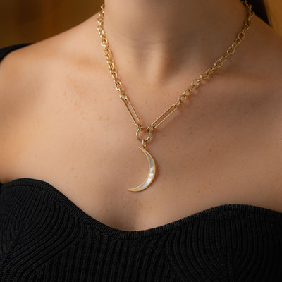 14K CHARM HOLDER CHAIN