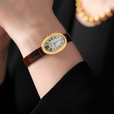 CARTIER 18K YELLOW GOLD BAIGNOIRE MODEL W8000009