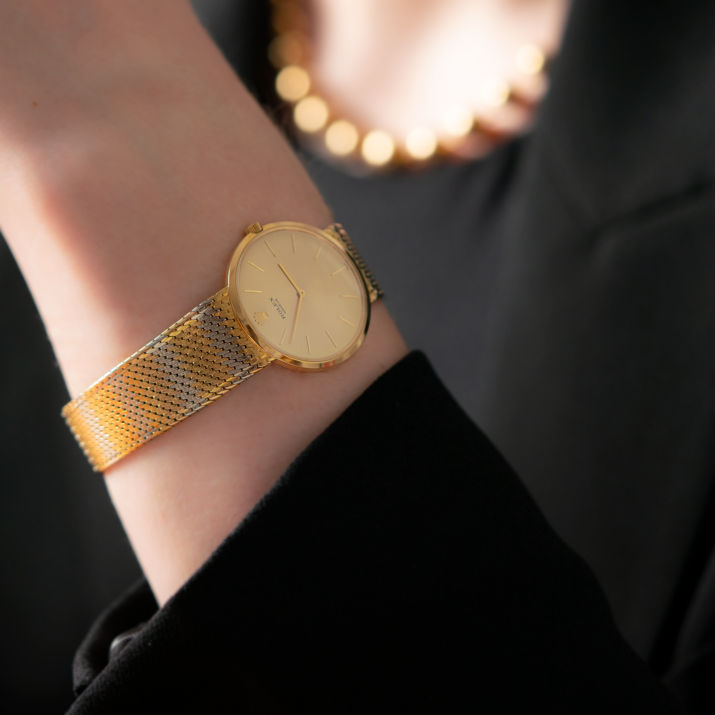 1960 ROLEX 18K TRI-COLOR GOLD RARE MODEL 9665
