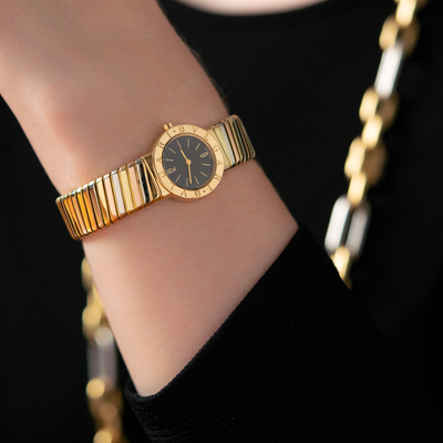 BVLGARI GOLD WATCH TRI-COLOR TUBOGAS