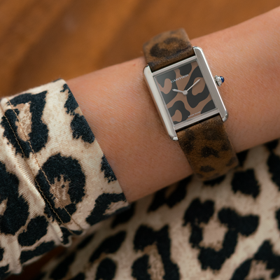 CARTIER STAINLESS STEEL TANK SOLO PANTHER MODEL 3170