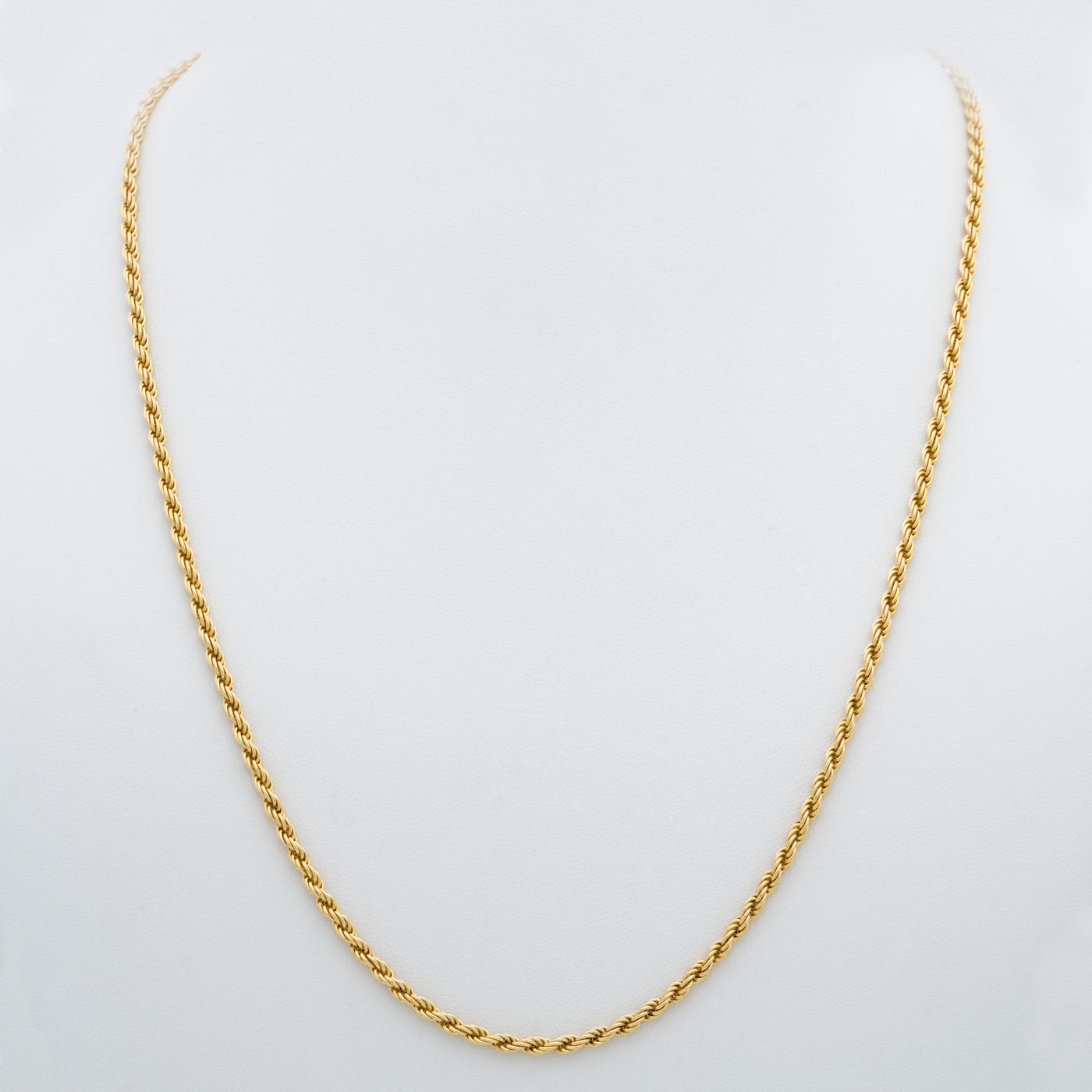 14K SOLID GOLD ROPE CHAIN