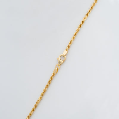14K SOLID GOLD ROPE CHAIN