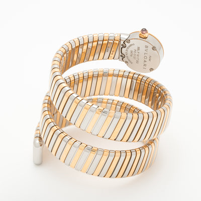 2018 BVLGARI BULGARI TUBOGAS WRAP WATCH MODEL BB LP191T SG