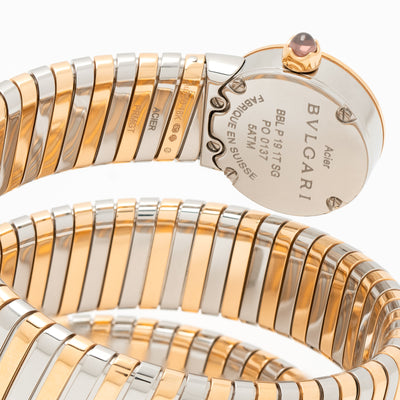 2018 BVLGARI BULGARI TUBOGAS WRAP WATCH MODEL BB LP191T SG
