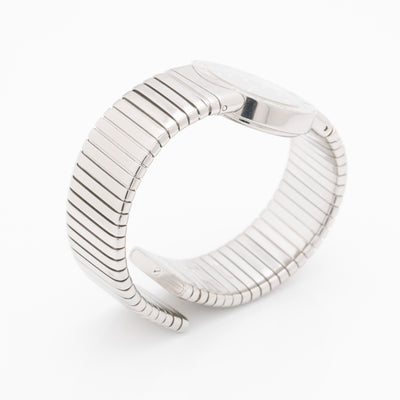 BVLGARI BULGARI STAINLESS STEEL WITH DIAMOND DIAL MODEL BB 26 2TS