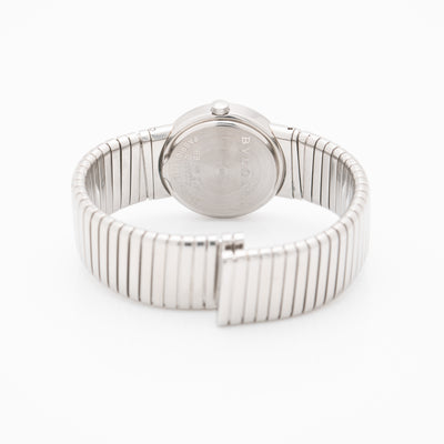 BVLGARI BULGARI STAINLESS STEEL WITH DIAMOND DIAL MODEL BB 26 2TS