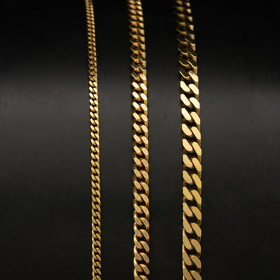 14K SOLID GOLD CUBAN LINK CHAIN