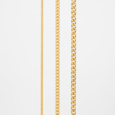 14K SOLID GOLD CUBAN LINK CHAIN