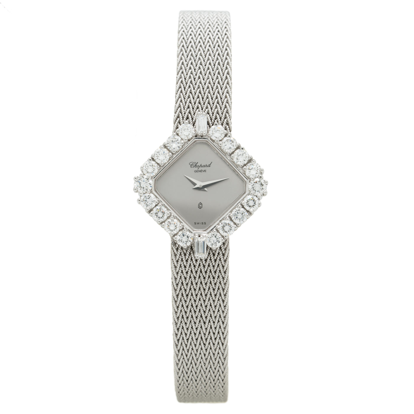 CHOPARD WHITE GOLD AND DIAMOND DRESS WATCH 5161