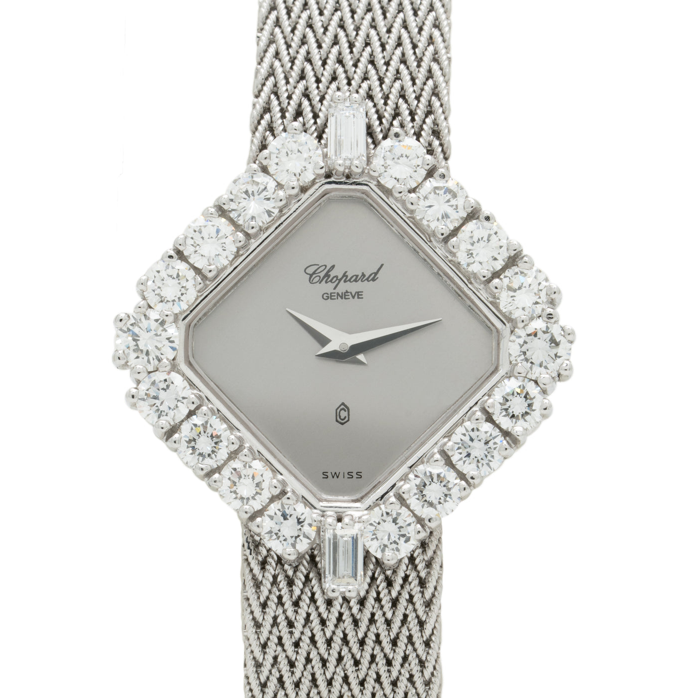 CHOPARD WHITE GOLD AND DIAMOND DRESS WATCH 5161