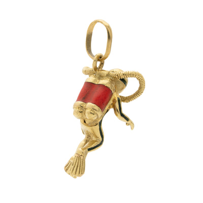 SCUBA DIVER VINTAGE CHARM c.1970s