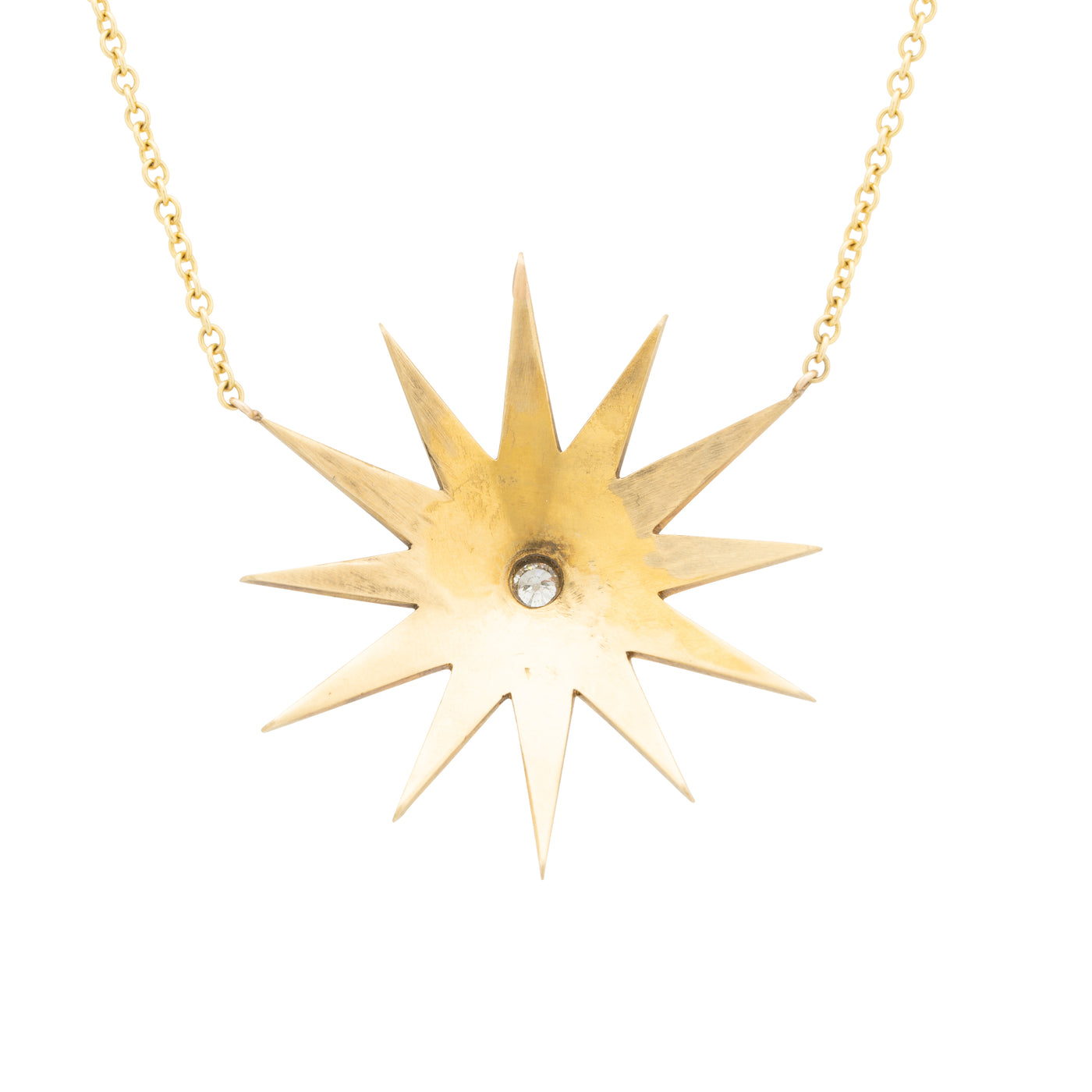 VICTORIAN STARBURST NECKLACE c.1880s