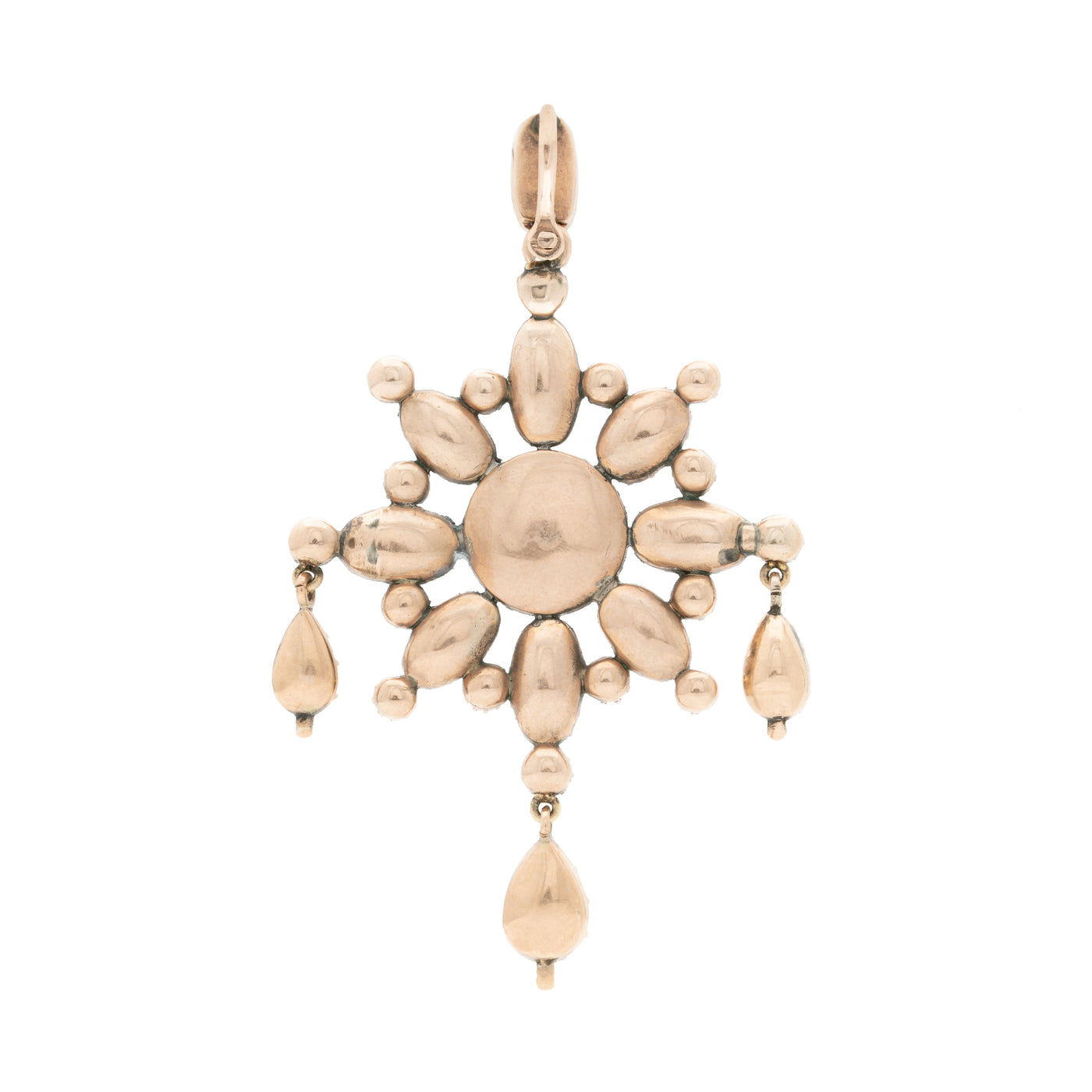 GEORGIAN IMPERIAL TOPAZ PENDANT c.1820s