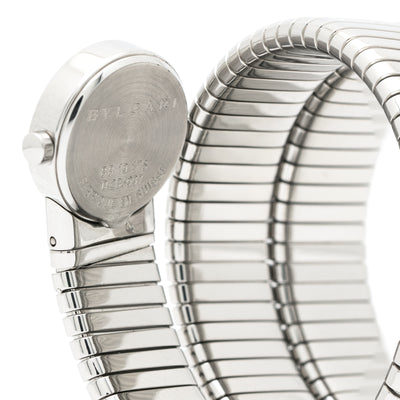 BVLGARI STAINLESS STEEL TUBOGAS WRAP BB191TS