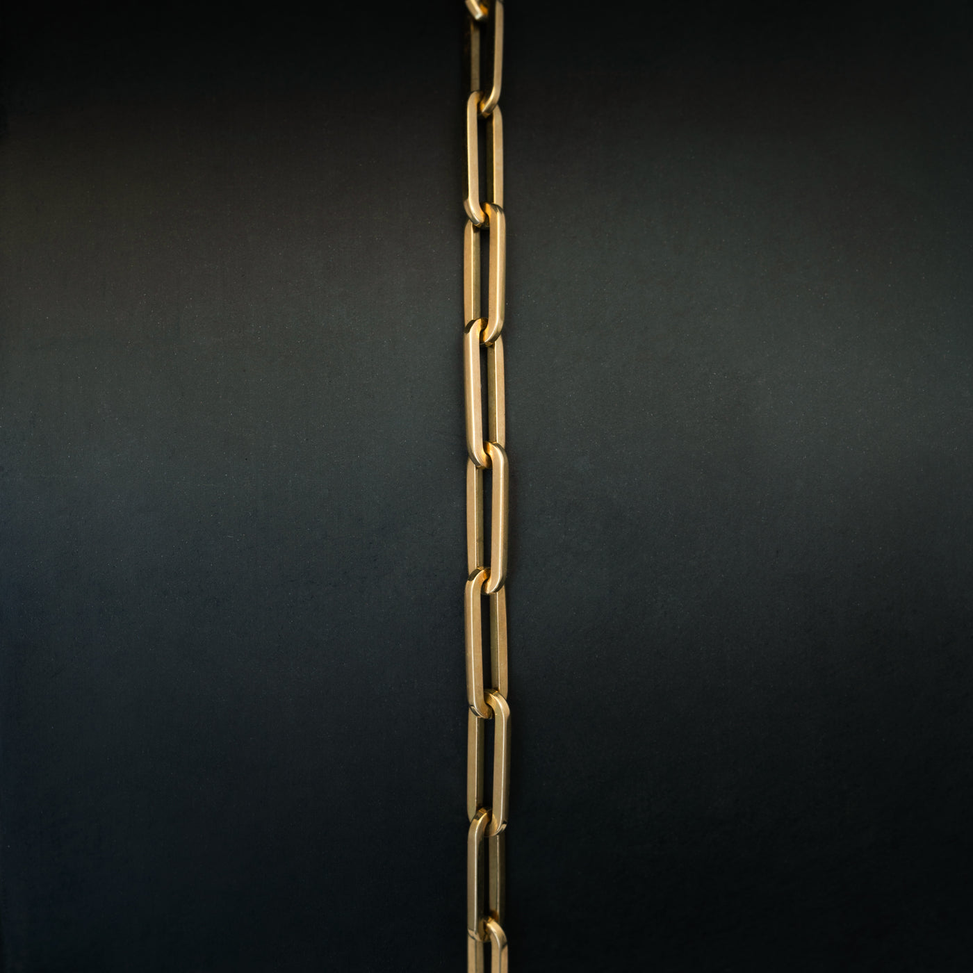 14K SOLID GOLD PAPERCLIP CHAIN