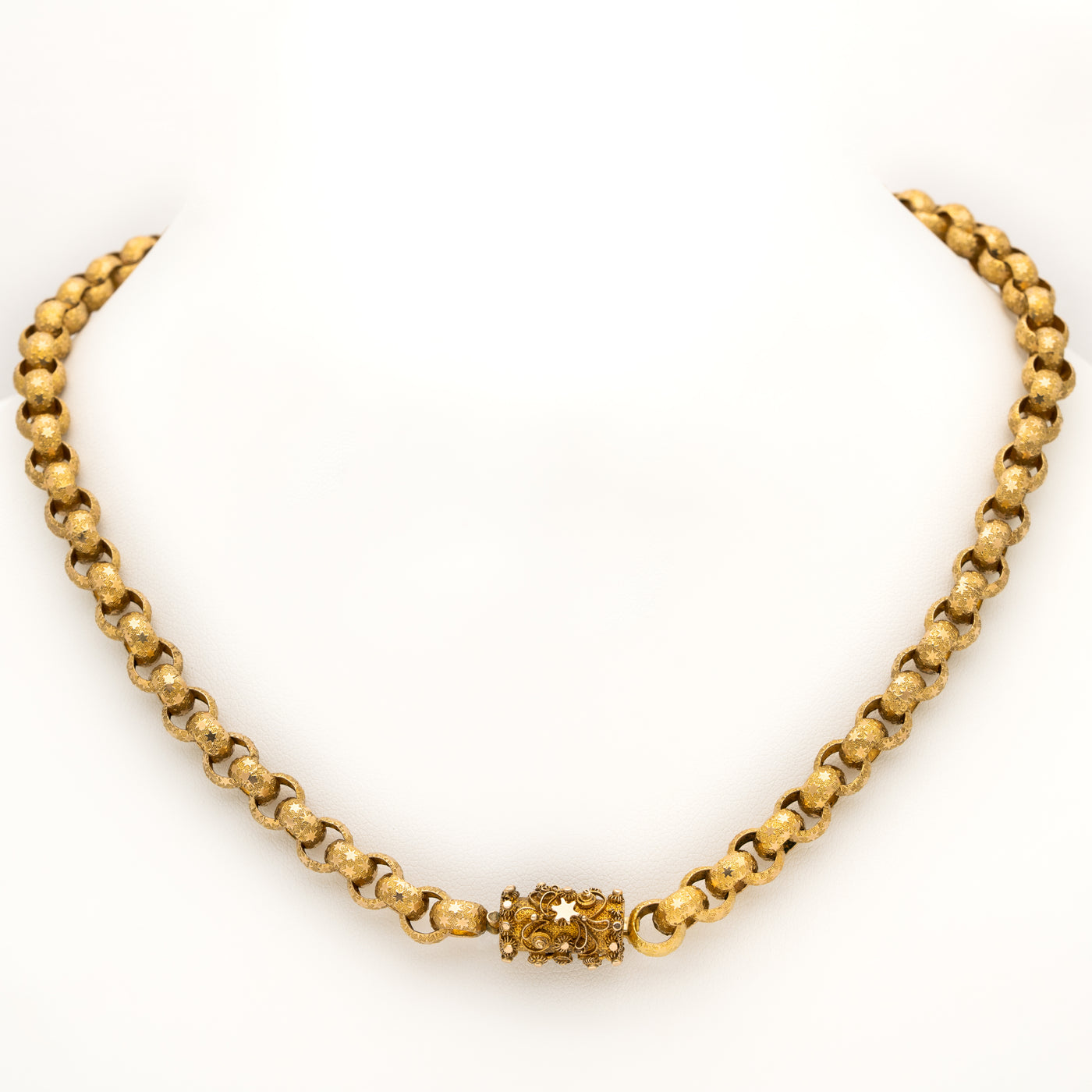 GEORGIAN 18 KARAT YELLOW GOLD SHORT COLLAR c.1800