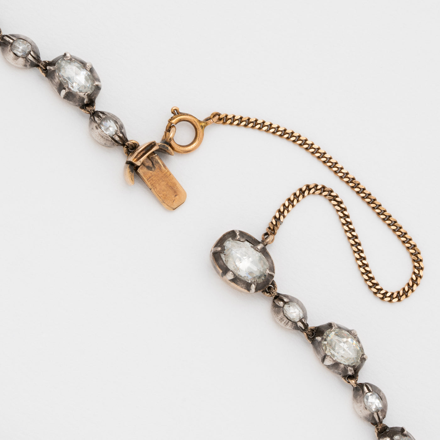 19th CENTURY 20 CARAT DIAMOND RIVIÈRE NECKLACE