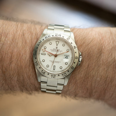 2002 ROLEX EXPLORER II STAINLESS STEEL MODEL 16570