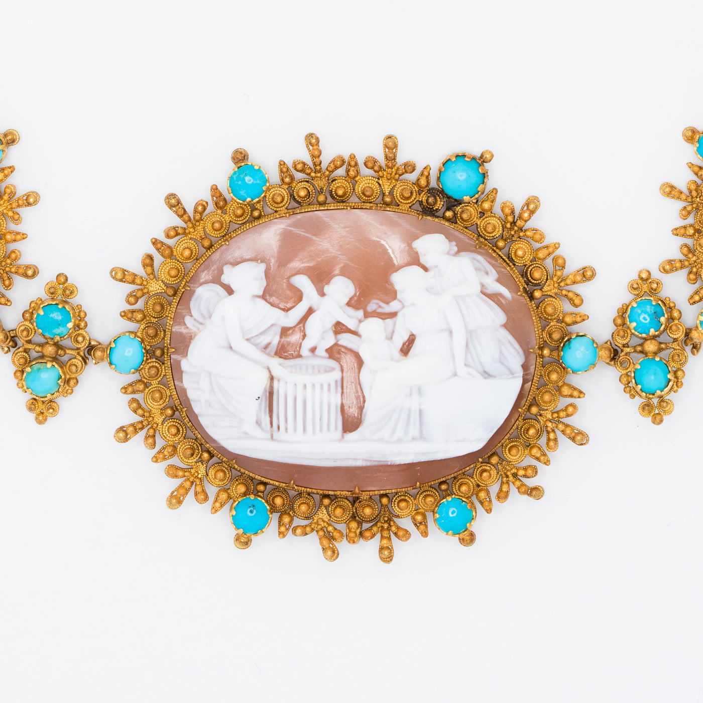 GEORGIAN 18K GOLD NECKLACE c.1800