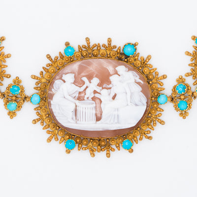 GEORGIAN 18K GOLD NECKLACE c.1800