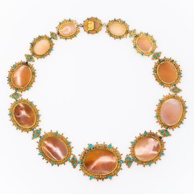 GEORGIAN 18K GOLD NECKLACE c.1800