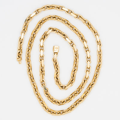 TIFFANY & CO. SOLID 18K YELLOW GOLD LINK CHAIN c.1970s