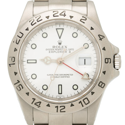 2002 ROLEX EXPLORER II STAINLESS STEEL MODEL 16570