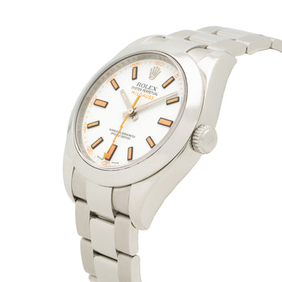 2008 ROLEX OYSTER MILGAUSS STAINLESS STEEL MODEL 116400