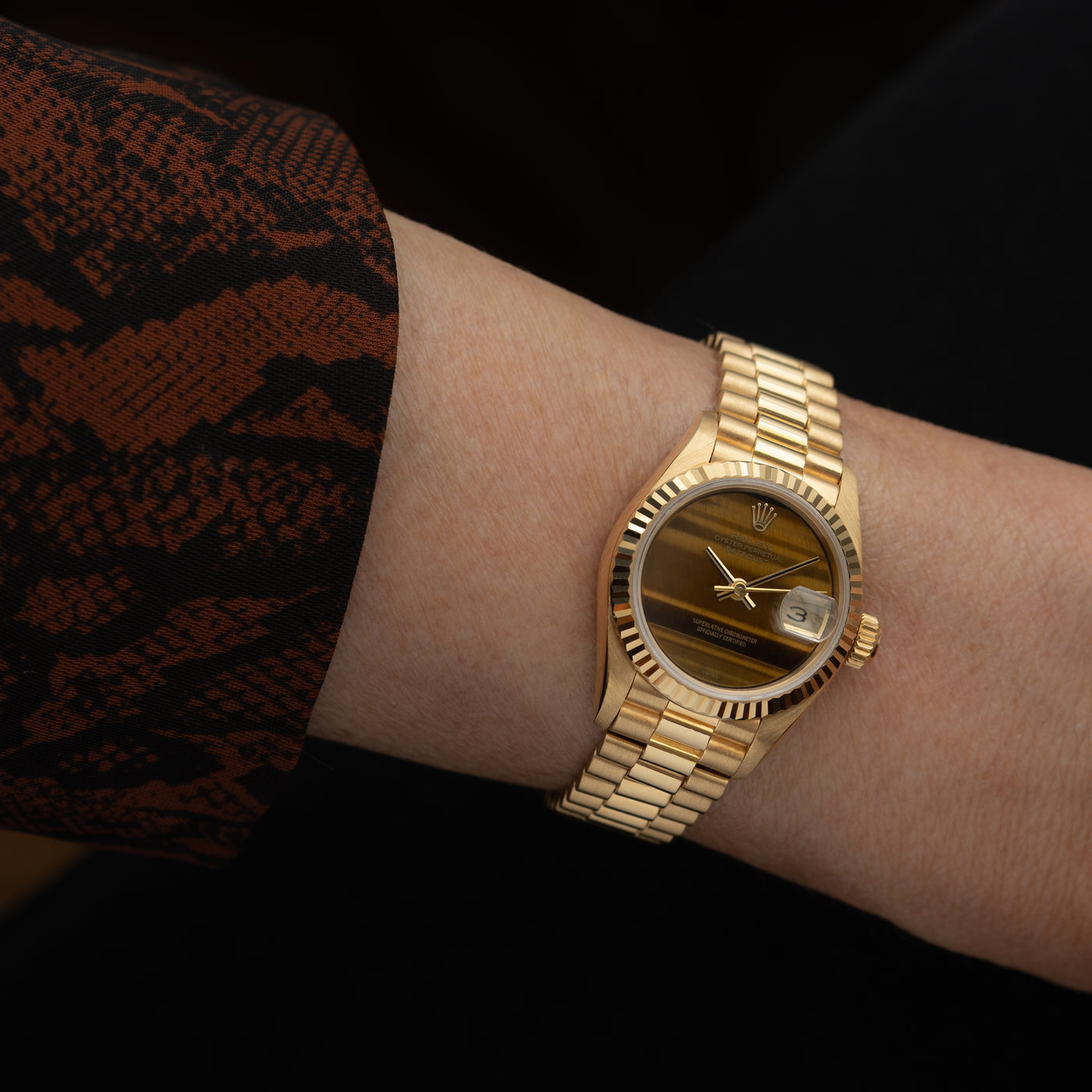 1991 Rolex 18 Karat Yellow Gold DateJust Model 69178