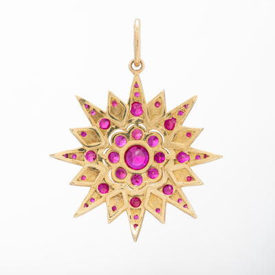 STAR RUBY NECKLACE PENDANT