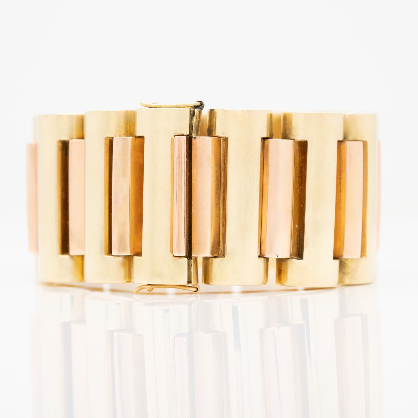 RETRO VINTAGE GOLD BRACELET c.1940s