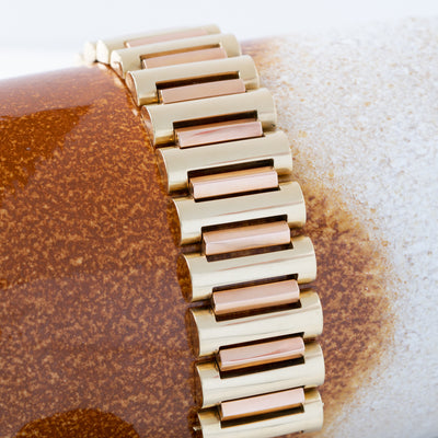 RETRO VINTAGE GOLD BRACELET c.1940s