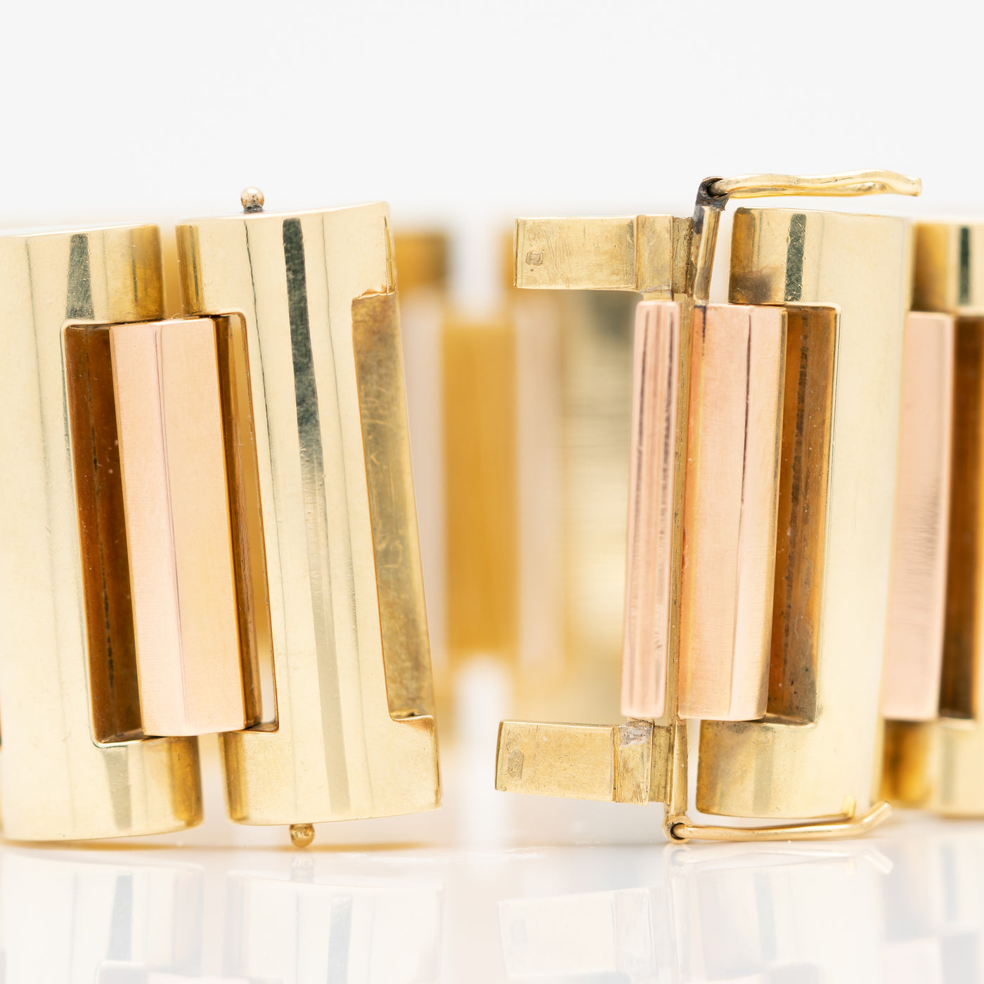 RETRO VINTAGE GOLD BRACELET c.1940s