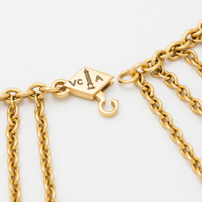 18K GOLD FRINGE VCA NECKLACE c.1990s