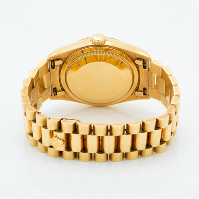 1995 ROLEX PRESIDENT DAY-DATE 18K GOLD AND DIAMOND MODEL 18238