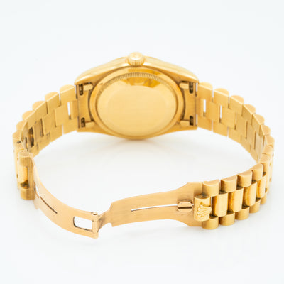1995 ROLEX PRESIDENT DAY-DATE 18K GOLD AND DIAMOND MODEL 18238
