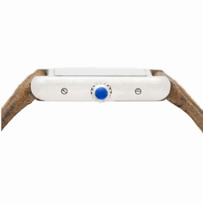 CARTIER STAINLESS STEEL TANK SOLO PANTHER MODEL 3170