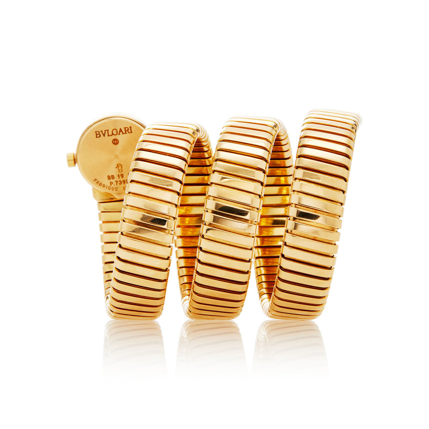 BVLGARI YELLOW GOLD TUBOGAS WRAP BB19IT