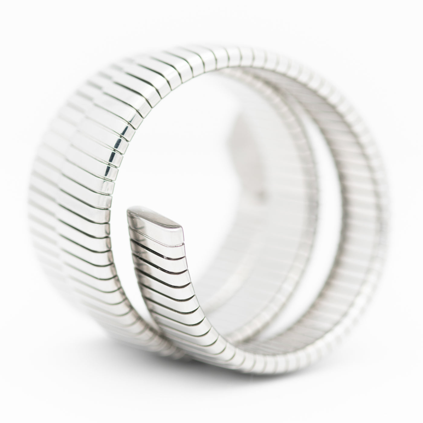 BVLGARI STAINLESS STEEL TUBOGAS WRAP BB191TS