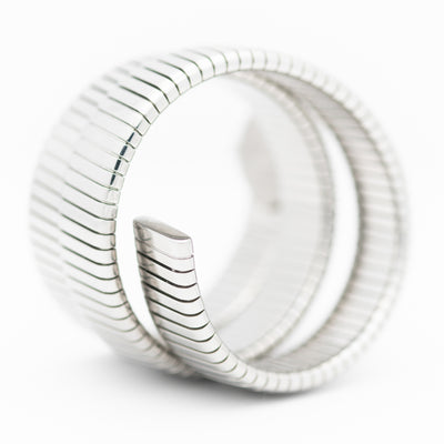 BVLGARI STAINLESS STEEL TUBOGAS WRAP BB191TS