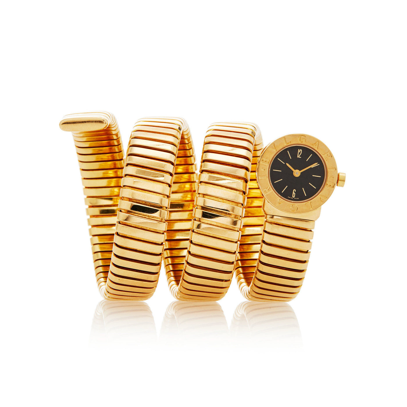 BVLGARI YELLOW GOLD TUBOGAS WRAP BB19IT