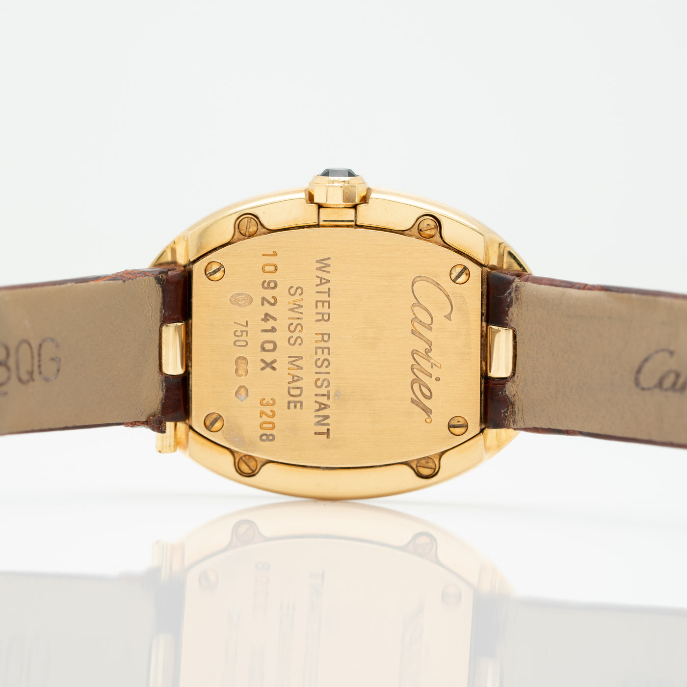 CARTIER 18K YELLOW GOLD BAIGNOIRE MODEL W8000009