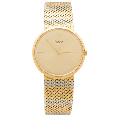 1960 ROLEX 18K TRI-COLOR GOLD RARE MODEL 9665