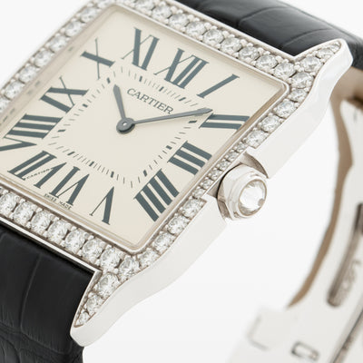 CARTIER SANTOS DUMONT WITH DIAMONDS