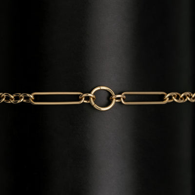 14K CHARM HOLDER CHAIN