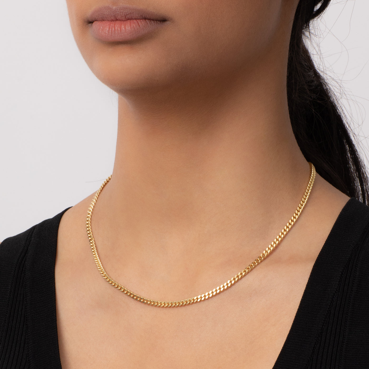 14K SOLID GOLD CUBAN LINK CHAIN