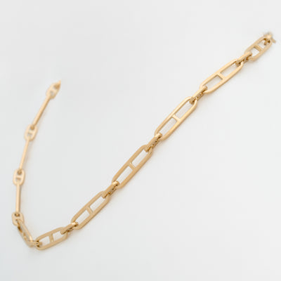14K SOLID GOLD H CHAIN