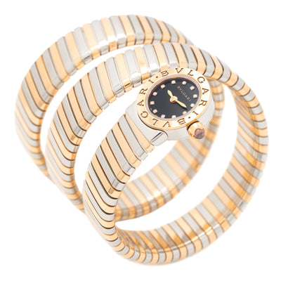 2018 BVLGARI BULGARI TUBOGAS WRAP WATCH MODEL BB LP191T SG